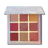 UCANBE Makeup Eyeshadow Pallete 9 Color Palette Shimmer Pigmented Eye Shadow Maquillage Make Up Pallete