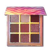 UCANBE Makeup Eyeshadow Pallete 9 Color Palette Shimmer Pigmented Eye Shadow Maquillage Make Up Pallete