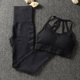 Gym 2 Piece Set Workout Clothes for Women Sports Bra and Leggings Set Sports Wear for Women Gym Clothing Athletic Yoga Set