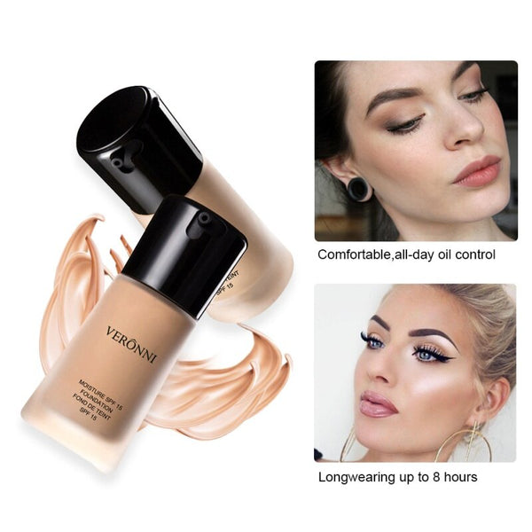 30ml Perfect Cover Liquid Face Foundation Makeup Cream Concealer Waterproof Nude Base Lasting Oil Control Makeup Fond De Teint