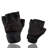 Non-Slip Running Gloves Causal Weight Lifting Fitness Gloves Gants Running Wrist Support Wrap For Body Bbuilding Training