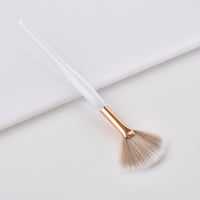 Professional new makeup brush set white small pregnant belly wooden handle Maquillage foundation cream blush cosmetic tools