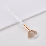 Professional new makeup brush set white small pregnant belly wooden handle Maquillage foundation cream blush cosmetic tools