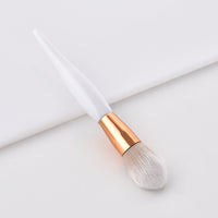 Professional new makeup brush set white small pregnant belly wooden handle Maquillage foundation cream blush cosmetic tools