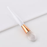 Professional new makeup brush set white small pregnant belly wooden handle Maquillage foundation cream blush cosmetic tools