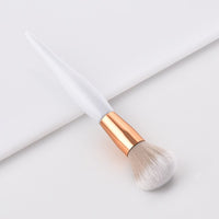 Professional new makeup brush set white small pregnant belly wooden handle Maquillage foundation cream blush cosmetic tools