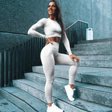 Workout Clothes For Women 2 Piece Gym Yoga Set Running Slim fit Sportswear Women Gym Clothing Sports Bras and pants Sports Wear