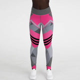 2019 Mesh Patchwork Sports Bra Crop Top+Plus Size XXXL Women Geometric Push Up Tight Leggings Yoga Pants Gym Clothing Sportswear
