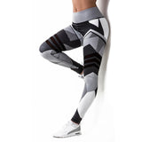 2019 Mesh Patchwork Sports Bra Crop Top+Plus Size XXXL Women Geometric Push Up Tight Leggings Yoga Pants Gym Clothing Sportswear
