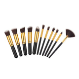 Professional 10Pcs Makeup Brush Sets Tools Cosmetic Brush Foundation Eyeshadow Eyeliner Lip Powder Brush Pinceau Maquillage