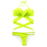 COSPOT Bikini 2019 Swimwear Two Piece Swimsuit Swimming Suit For Women Bathing Suit Sexy Bikini Push Up Swimsuit Female Swimwear