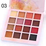 16Colors Cmaadu Matte Eye Shadow Pallete Long Lasting Waterproof Eye Shadow Natural Eye Makeup Pallete Maquillage Facial TSLM1