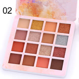 16Colors Cmaadu Matte Eye Shadow Pallete Long Lasting Waterproof Eye Shadow Natural Eye Makeup Pallete Maquillage Facial TSLM1