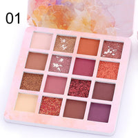 16Colors Cmaadu Matte Eye Shadow Pallete Long Lasting Waterproof Eye Shadow Natural Eye Makeup Pallete Maquillage Facial TSLM1