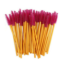 50Pcs/Pack Disposable Eyelash Brushes Mascara Wands Applicator Wand Makeup Tool Kits Accessories