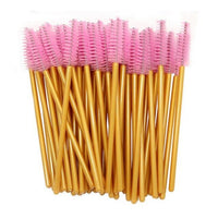 50Pcs/Pack Disposable Eyelash Brushes Mascara Wands Applicator Wand Makeup Tool Kits Accessories