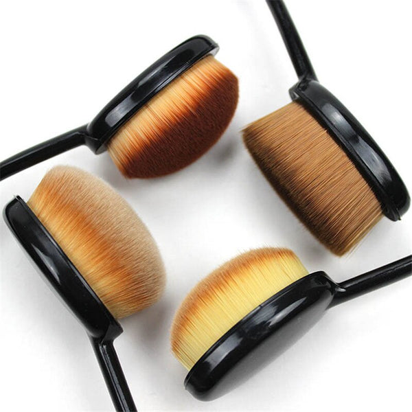 Make up Brush 4 models Toothbrush Oval Shape Conceler Foundation Blush Brush  For Women Cosmetics pinceaux maquillage