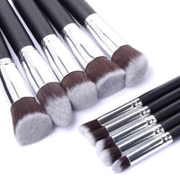 Professional 10Pcs Makeup Brush Sets Tools Cosmetic Brush Foundation Eyeshadow Eyeliner Lip Powder Brush Pinceau Maquillage