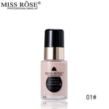 Miss Rose 40ml Purely Natural Liquid Foundation Base Makeup Brighten Make Up Foundation Corrective Corrector Fond De Teint