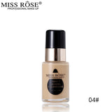 Miss Rose 40ml Purely Natural Liquid Foundation Base Makeup Brighten Make Up Foundation Corrective Corrector Fond De Teint