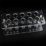 Transparent 20 Holes Makeup Brush Holder Acrylic Make Up Brushes Stand Drying Rack Shelf Cosmetic Accessories Organizer #290767