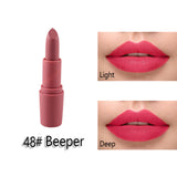 Miss Rose Matte Lipstick maquillage Mate Batom Makeup Waterproof Lip stick for Lips Makeup Cosmetics Korean Tint Tattoo