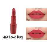 Miss Rose Matte Lipstick maquillage Mate Batom Makeup Waterproof Lip stick for Lips Makeup Cosmetics Korean Tint Tattoo