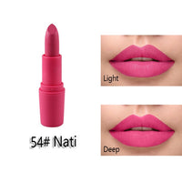 Miss Rose Matte Lipstick maquillage Mate Batom Makeup Waterproof Lip stick for Lips Makeup Cosmetics Korean Tint Tattoo