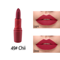 Miss Rose Matte Lipstick maquillage Mate Batom Makeup Waterproof Lip stick for Lips Makeup Cosmetics Korean Tint Tattoo