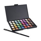 Popfeel 40 Colors Matte Eyeshadow Palette Waterproof Shimmer Pro Eyes Face Party Makeup Palette Women Gift maquillage TSLM1