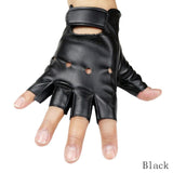 Long Keeper Men's Gloves Fitness Leather Gloves Half Finger Male Luvas For Dancing Party Show Cycling Bicycle gants moto #M131