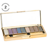 9 Colors Professional Eye Shadow Smoky Eyeshadow Palette Maquillage Long Lasting Waterproof Diamond Bright Eye Makeup