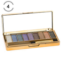 9 Colors Professional Eye Shadow Smoky Eyeshadow Palette Maquillage Long Lasting Waterproof Diamond Bright Eye Makeup